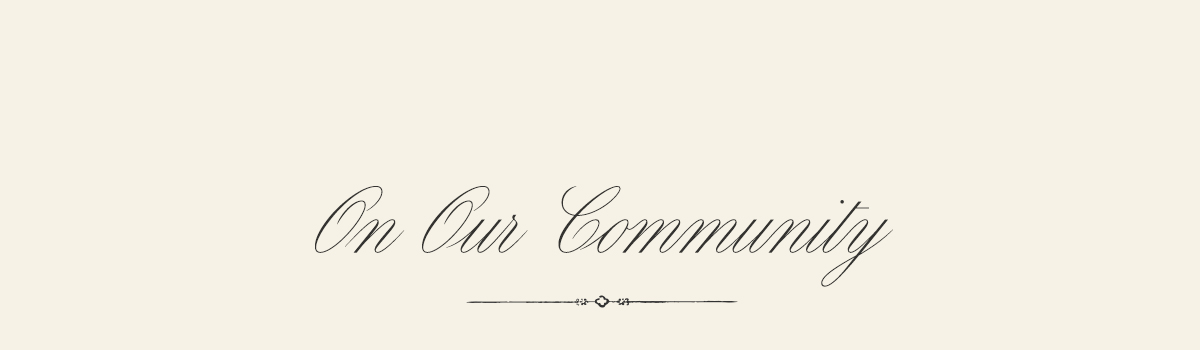 On Our Community