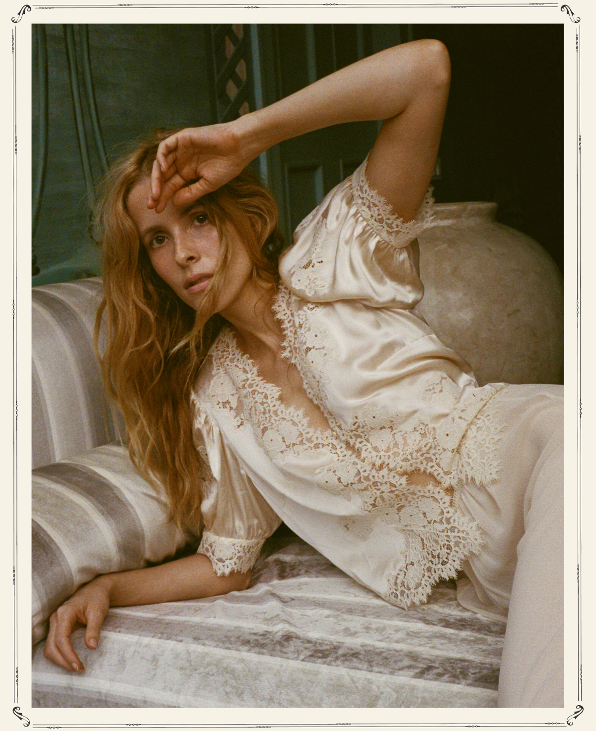 Shop The Idella Silk Satin Top at DÔEN