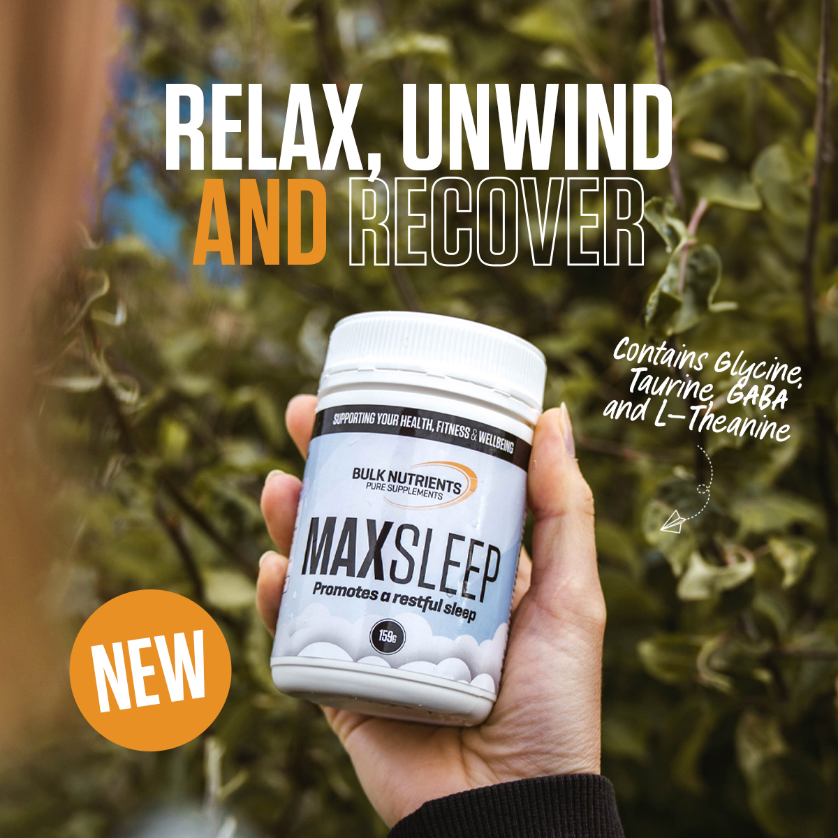 Relax, Unwind and Recover with NEW Max Sleep! 💤 Bulk