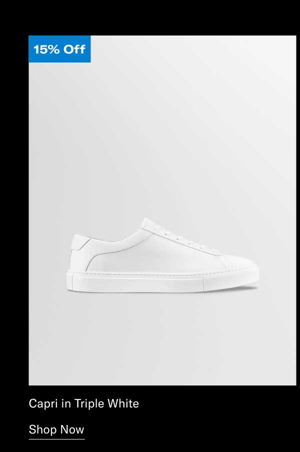 Capri in Triple White | 15% OFF | [Shop Now]
