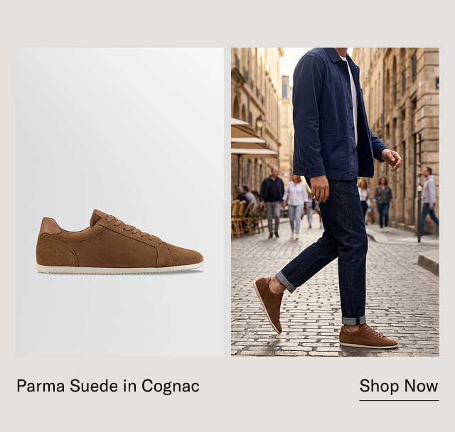 Parma Suede in Cognac [Shop Now]