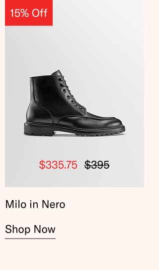 Milo in Nero . Shop Now