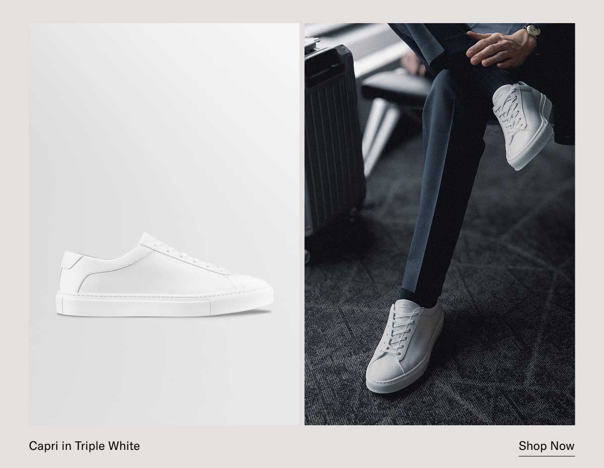 Capri in Triple White. Shop Now