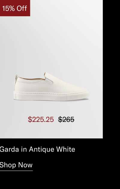 Garda in Antique White. Shop Now