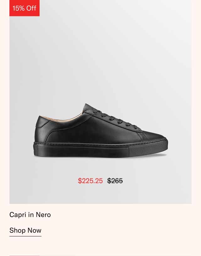 Capri in Nero. Shop Now