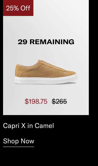 Capri X in Camel. Shop Now 29 Remaining