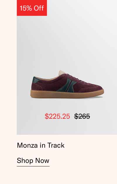 Monza in Track. Shop Now