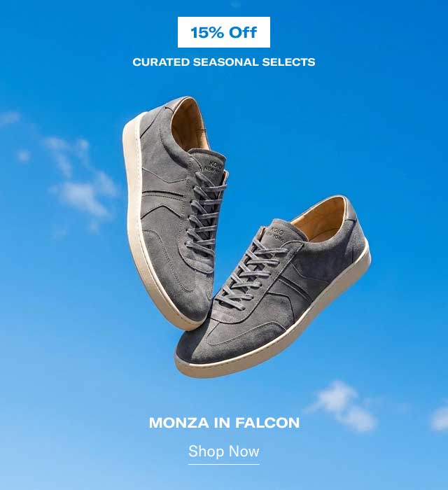 15% OFF CURATED SEASONAL SELECTS MONZA IN FALCON [Shop Now]