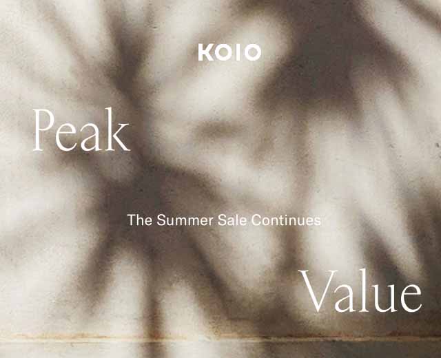 KOIO Peak The Summer Sale Continues Value