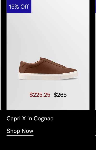 Capri X in Cognac. Shop Now