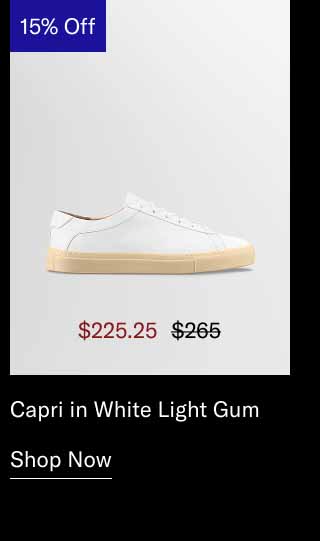 Capri in White Light Gum. Shop Now