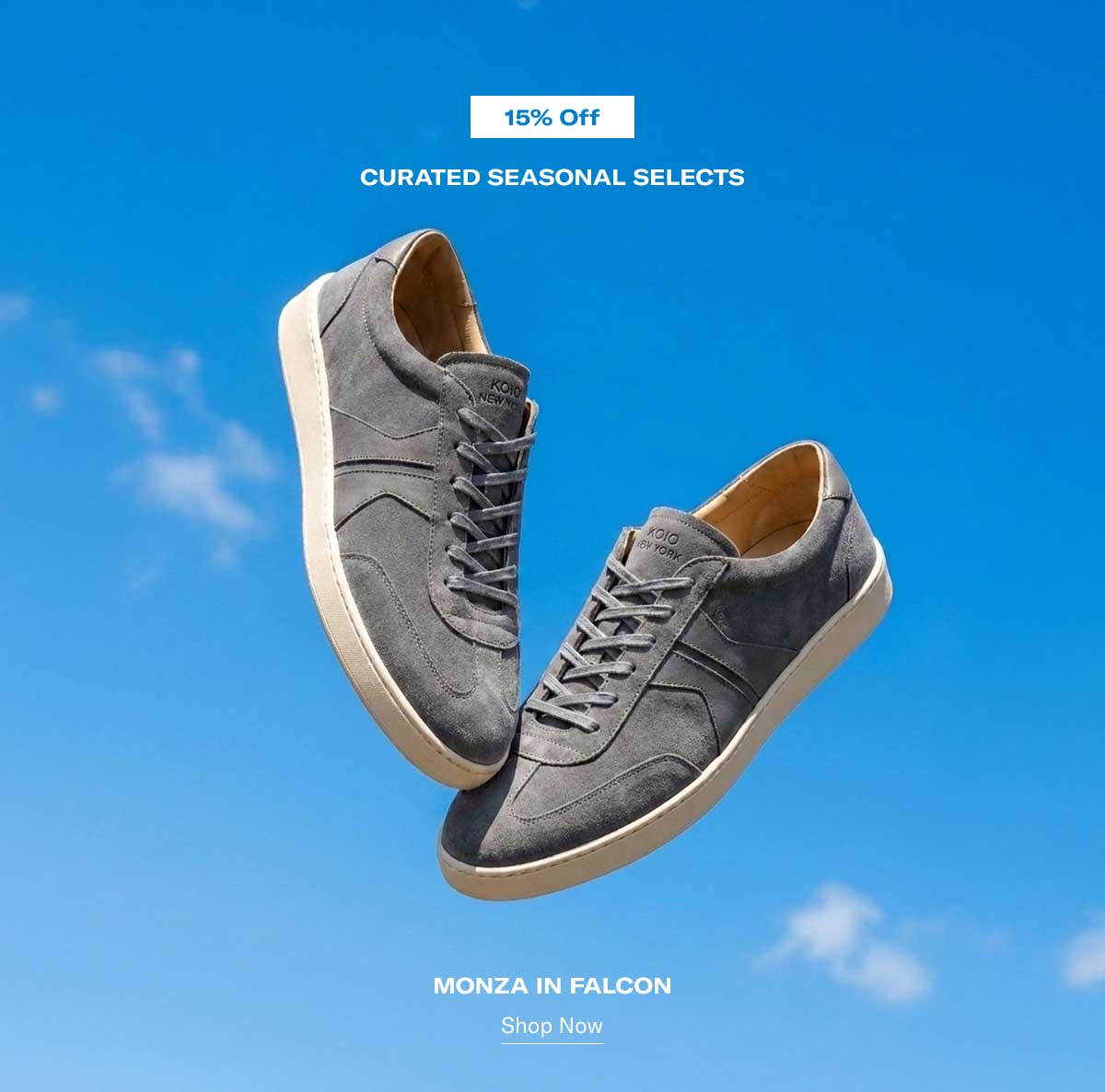 15% OFF CURATED SEASONAL SELECTS MONZA IN FALCON [Shop Now]
