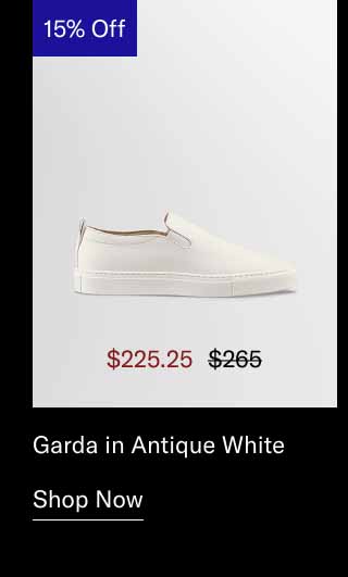 Garda in Antique White. Shop Now