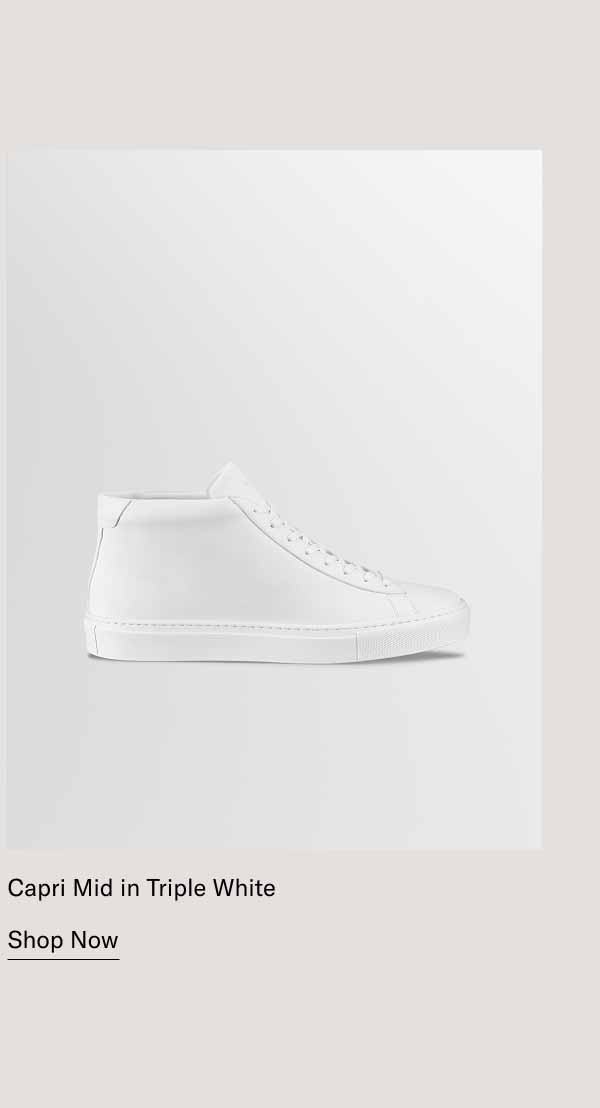 Capri Mid in Triple White. Shop Now