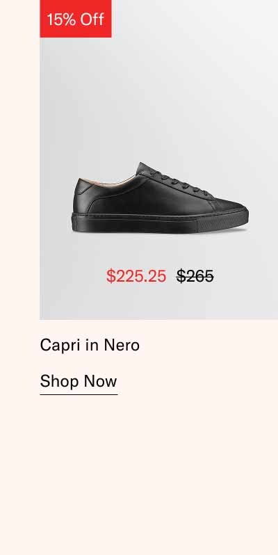 Capri in Nero. Shop Now