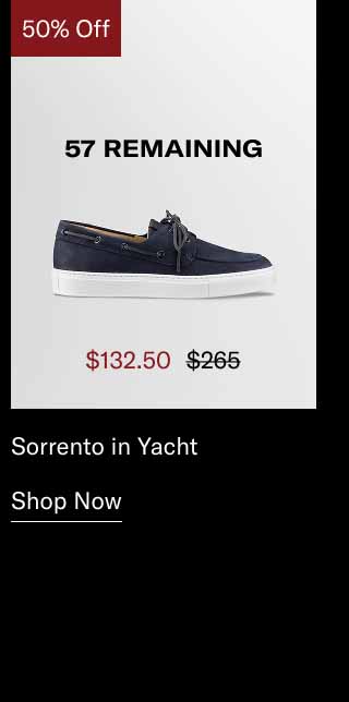 Sorrento in Yacht. Shop Now 57 Remaining