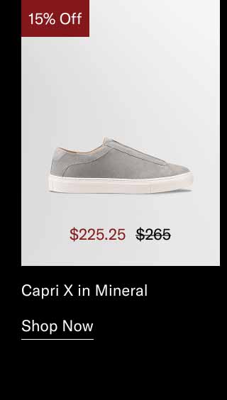 Capri X in Mineral. Shop Now