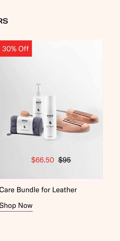 Care Bundle for Leather. Shop Now