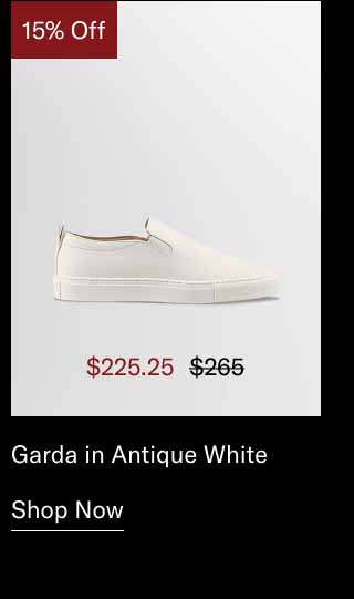 Garda in Antique White. Shop Now