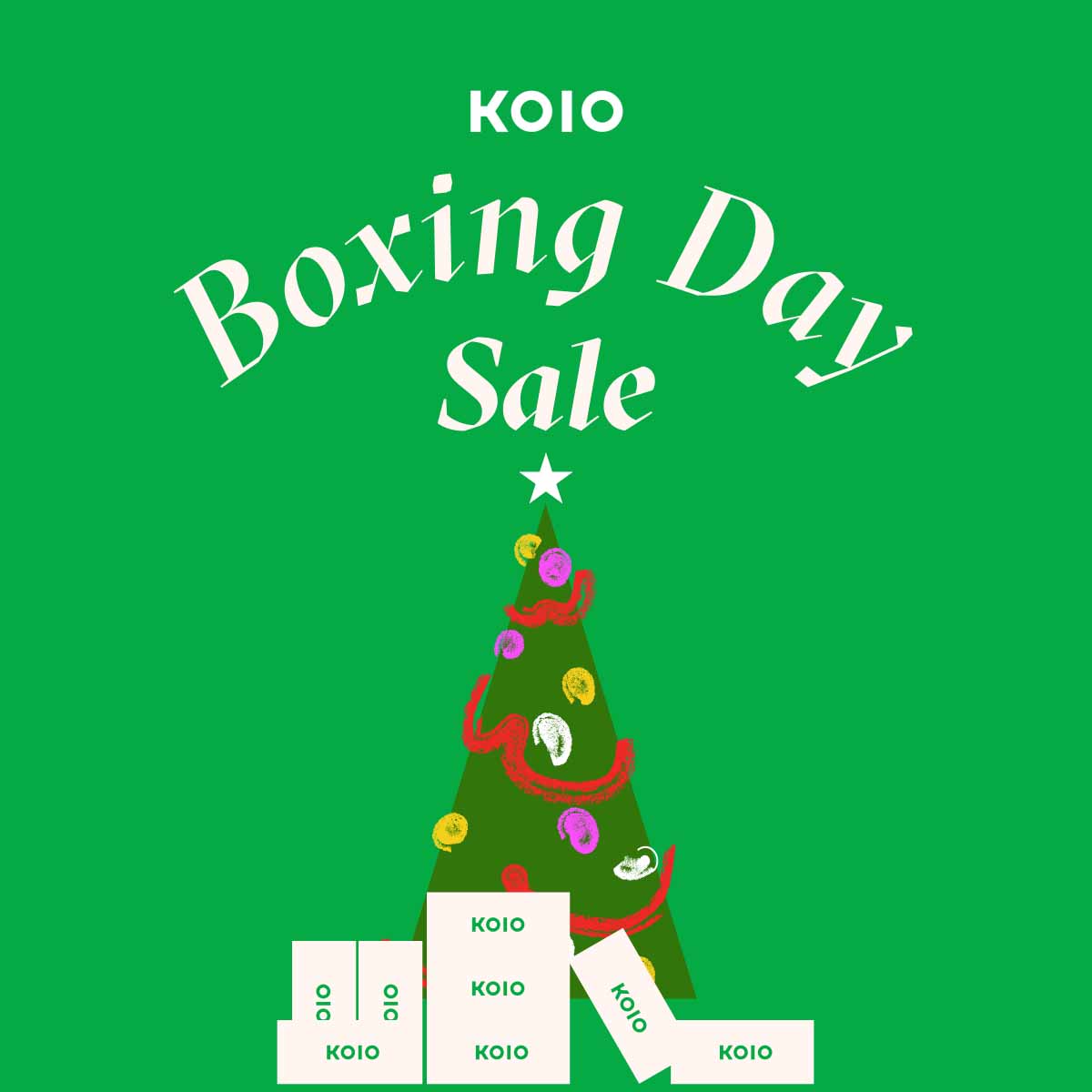 KOIO Boxing Day Sale