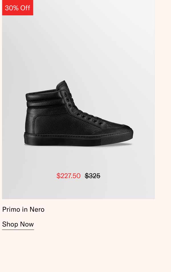 Primo in Nero. Shop Now