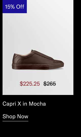 Capri X in Mocha. Shop Now