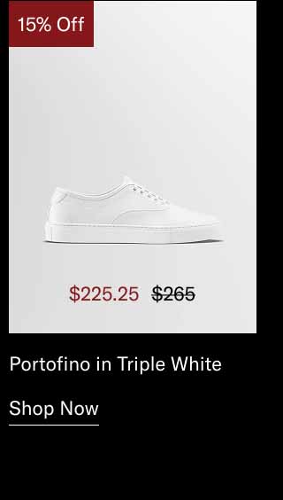 Portofino in Triple White. Shop Now