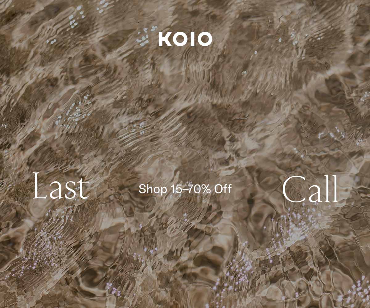KOIO Last Call Shop 15–70% Off