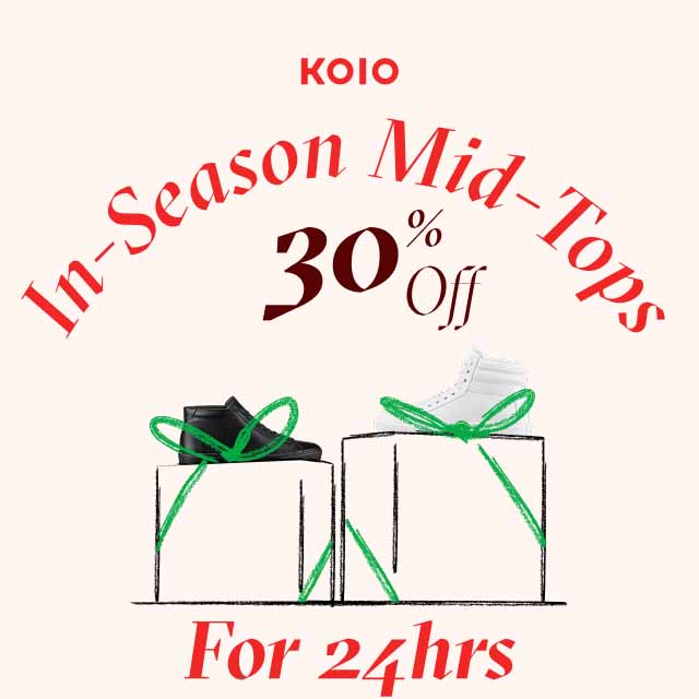 KOIO In-Season Mid-Tops %30 Off For 24hrs