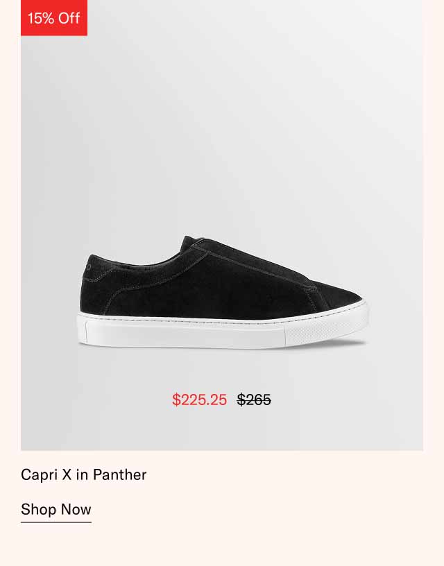 Capri X in Panther. Shop Now