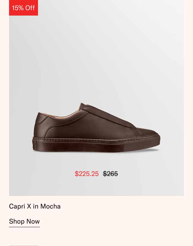 Capri X in Mocha. Shop Now