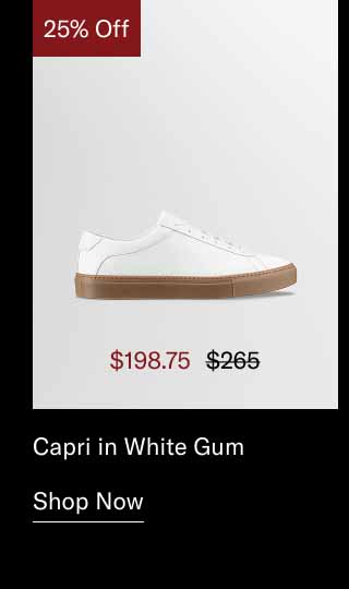Capri in White Gum. Shop Now