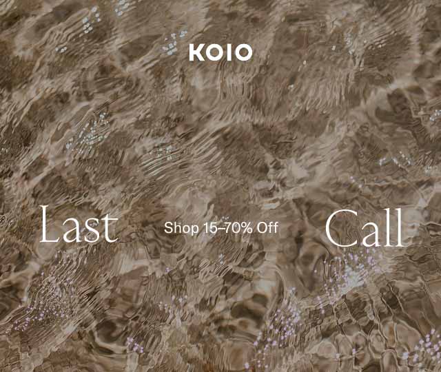 KOIO Last Call Shop 15–70% Off