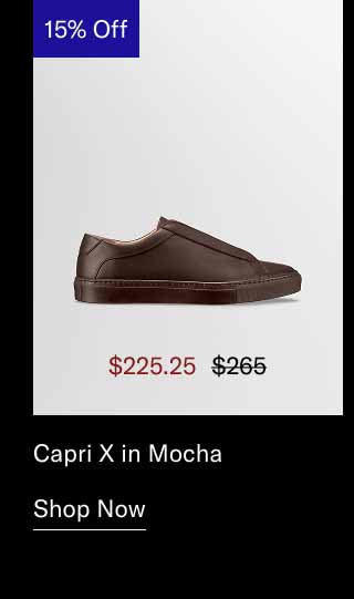 Capri X in Mocha. Shop Now