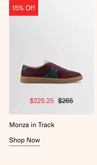 Monza in Track. Shop Now