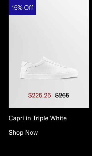 Capri in Triple White. Shop Now