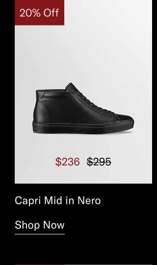 Capri Mid in Nero. Shop Now