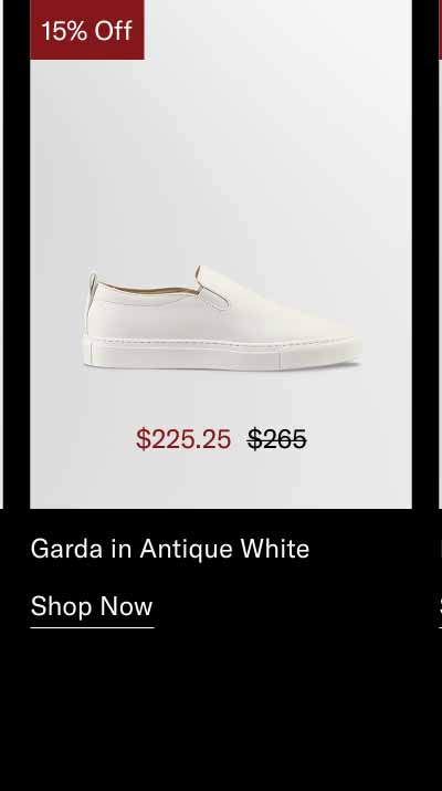 Garda in Antique White. Shop Now