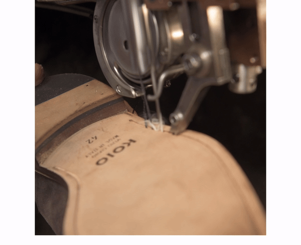 Video of Koio Boots being stitched