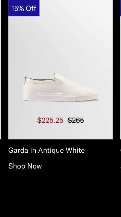 Garda in Antique White. Shop Now