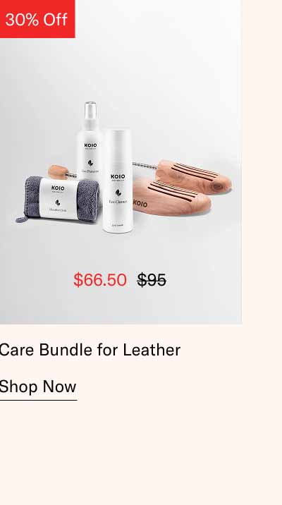 Care Bundle for Leather. Shop Now