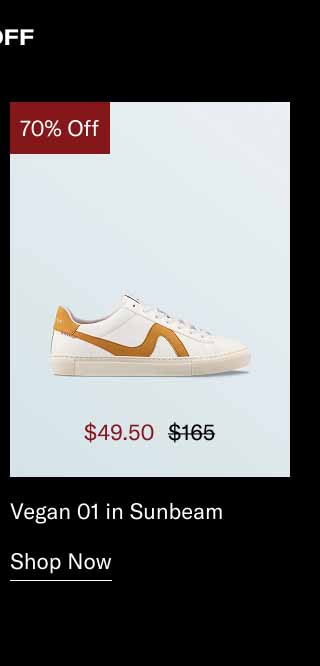 Vegan 01 in Sunbeam. Shop Now
