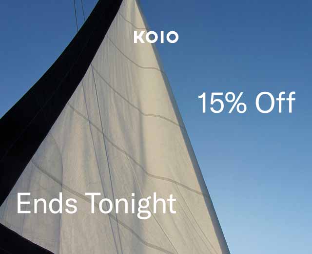 KOIO 15% Off Ends Tonight