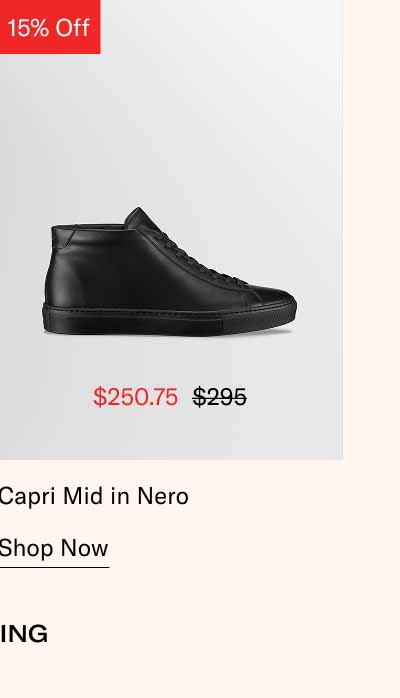 Capri Mid in Nero. Shop Now