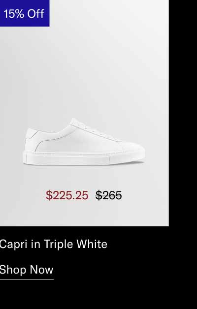 Capri in Triple White. Shop Now