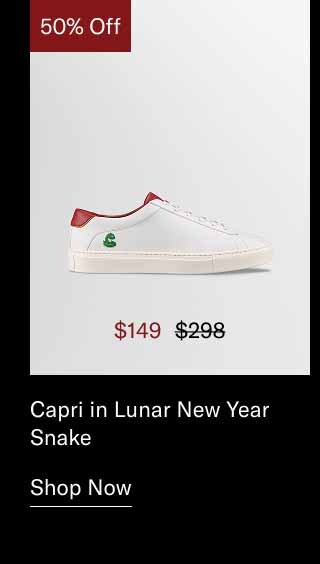 Capri in Lunar New Year Snake. Shop Now