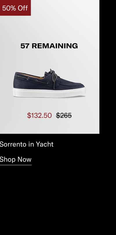 Sorrento in Yacht. Shop Now 57 Remaining