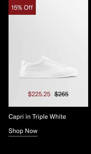 Capri in Triple White. Shop Now