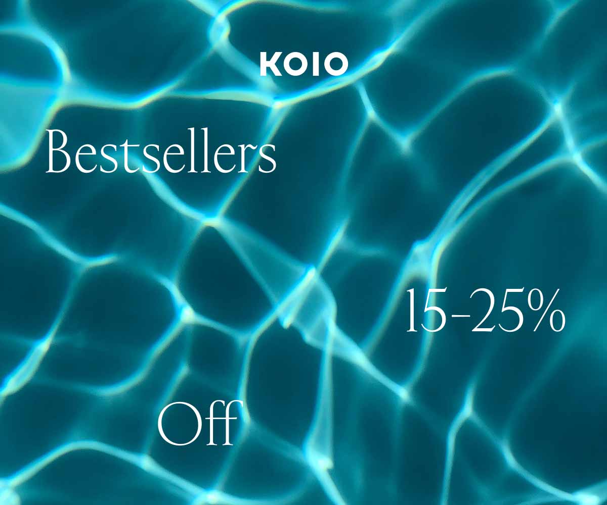 KOIO Bestsellers 15-25% Off