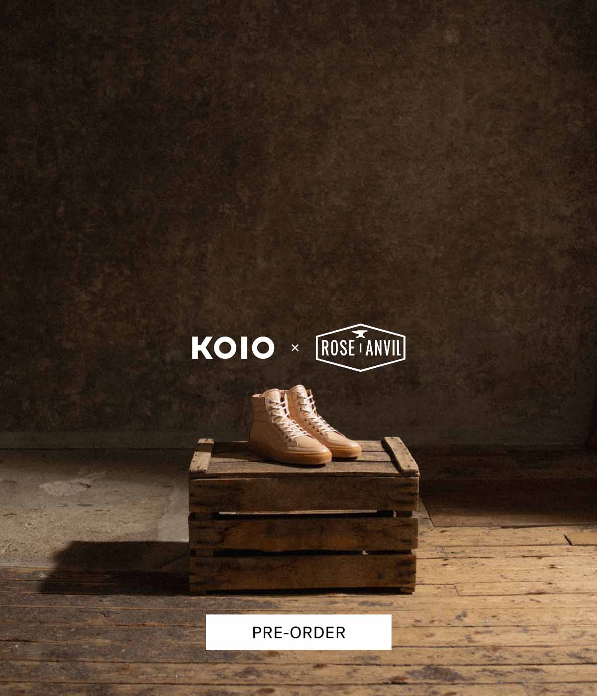 The Koio x Vachetta Rose Anvil Primo Pre-Order